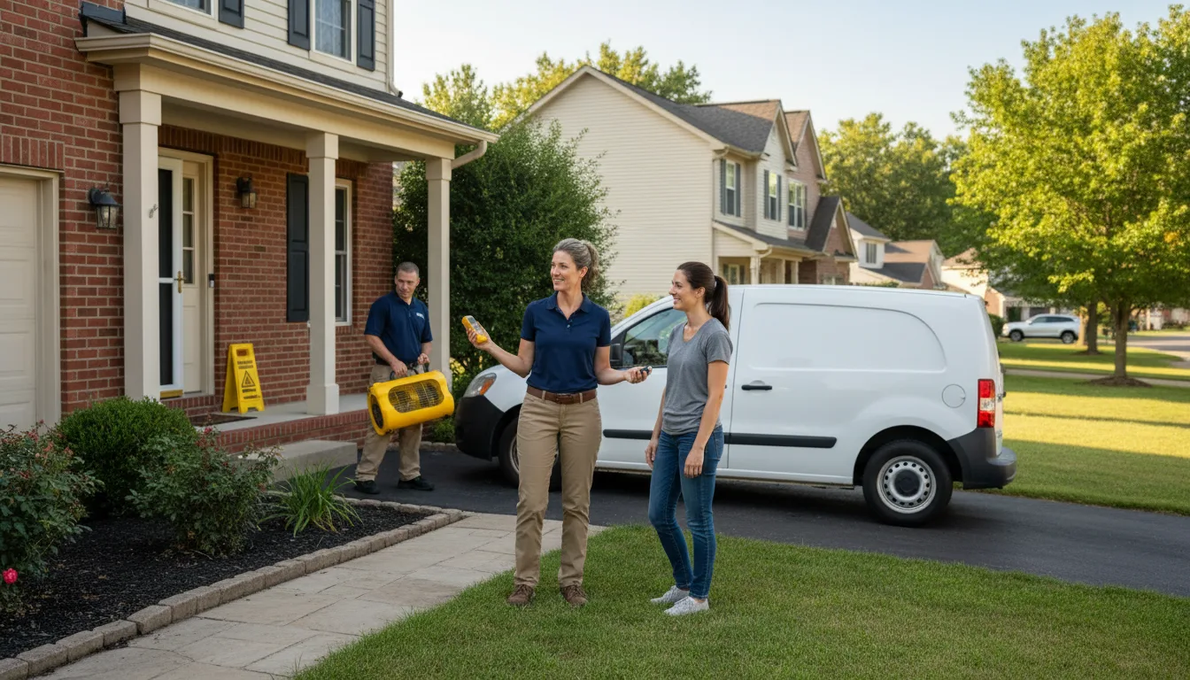 Water restoration image for Water Damage & Restoration Services in Mcbain, MI